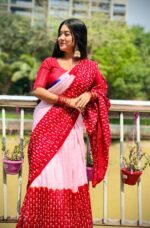 1050 টাকায় বাটিক সিল্ক শাড়ি - Image 2