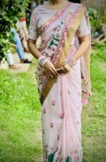 1050 টাকায় পাকিস্তানি ইন্সপায়ারড সিল্ক শাড়ি - Image 3