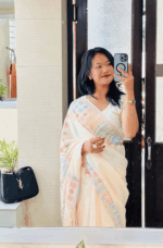 990 টাকায় জাপানি সিল্ক শাড়ি - Image 5