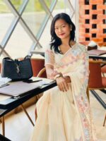 990 টাকায় জাপানি সিল্ক শাড়ি - Image 2